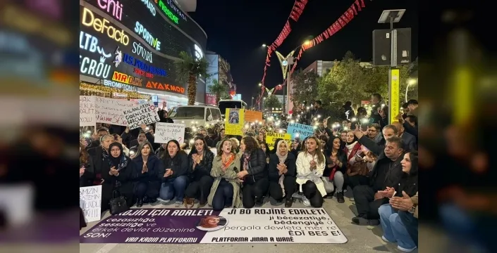 Van'da kadınlar Rojin için yürüdü