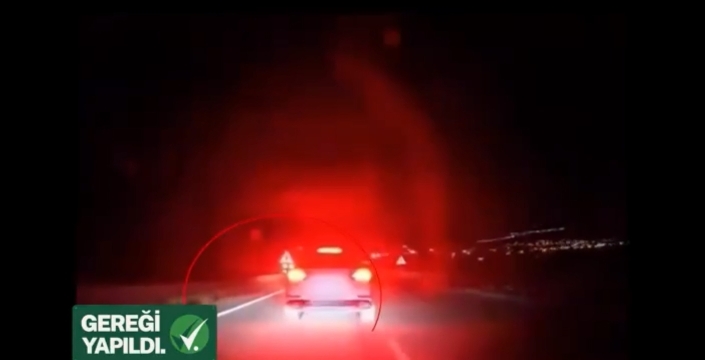 Bakan Yerlikaya: Trafik güvenliğini tehlikeye düşüren sürücü yakalandı!
