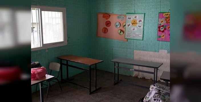 Batı Şeriada israilli saldırganlar okulda tahribat yaptı