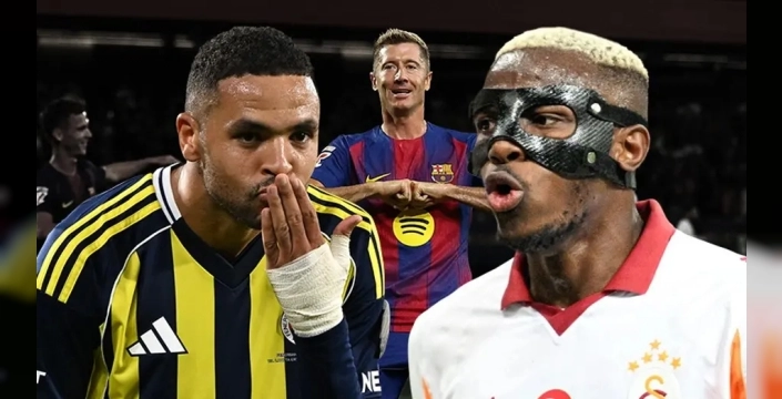 Dünya devleri Fenerbahçe ve Galatasaray'ın radarında! Lewandowski ve Osimhen sürpriz iddiaları