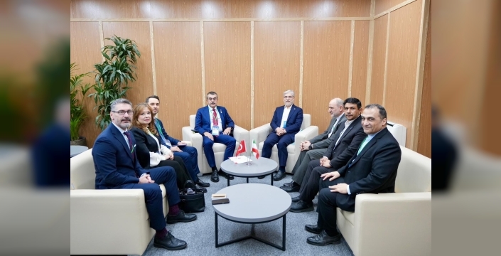 Flaş buluşma: milli eğitim bakanı yusuf tekin, iranlı mevkidaşı simaei sarraf ile semerkantta eğitimde iş birliği kurdu