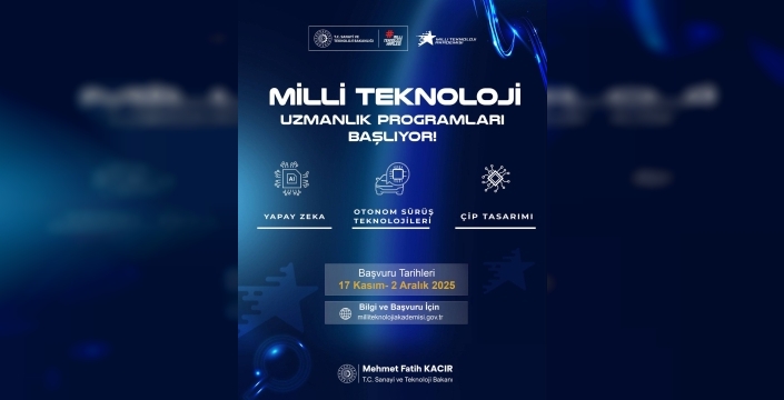 Gençleri geleceğe hazırlayan fırsat: Milli teknoloji uzmanlık programları başlıyor!