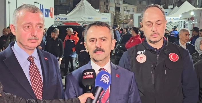 Kocaeli Valisi Aktaş: Çöken bina ile ilgili son aşamaya geldik