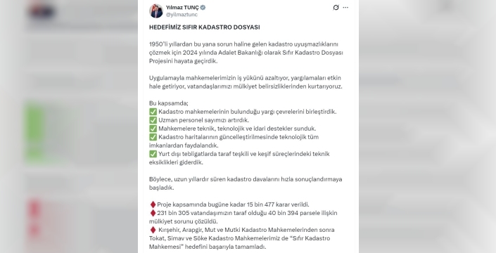 Mülkiyet sorunları çözüldü: 40 bin 394 parselde hak sahipleri belli oldu!