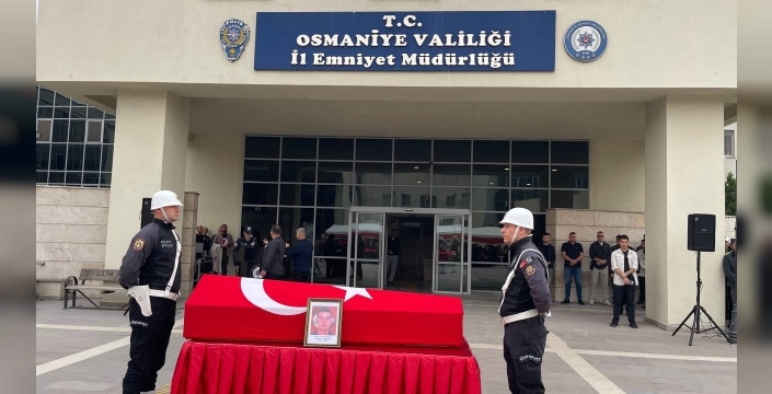 Osmaniye'de görevi başında kalp krizi geçiren polis memuru şehit oldu