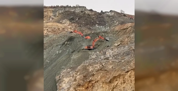 Sivas'ta 66 yaşındaki şantiye müdürü göçük altında: Arama çalışmaları devam ediyor