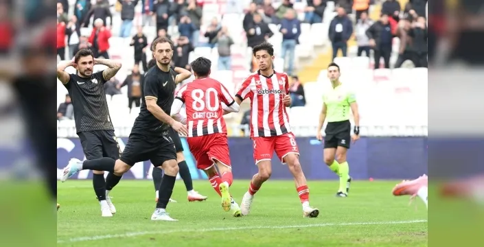 Sivasspor, Boluspor'u tek golle devirerek puanını 20'ye yükseltti!