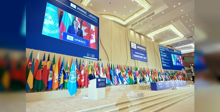Unesco konferansında bakan yusuf tekinden barış ve eğitim vurgusu
