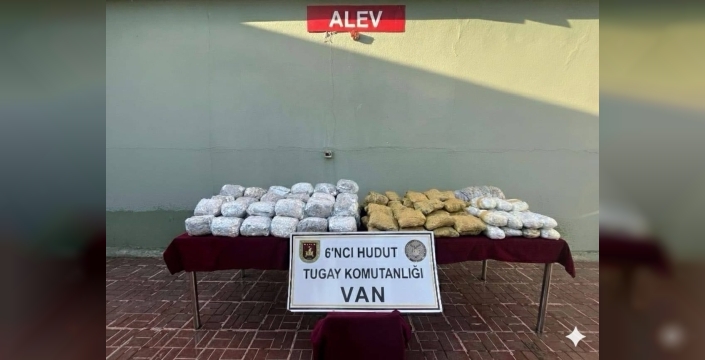 Van sınır hattında nefes kesen operasyon: 109 kilodan fazla uyuşturucu ele geçirildi!