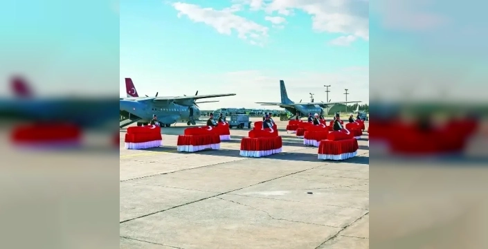 Yürekleri sarsan törenler: 20 kahramanın sonsuz uykusu