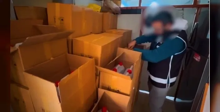 Yılbaşı öncesi 81 ilde sahte içki üretenlere dev operasyon