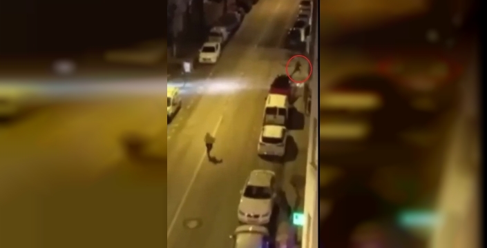 Alkollü sürücü 'dur' ihtarına uymadı, kovalamaca kamerada!