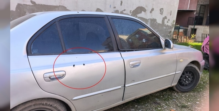 Arkadaşına verdiği otomobili kurşunlanmış halde buldu