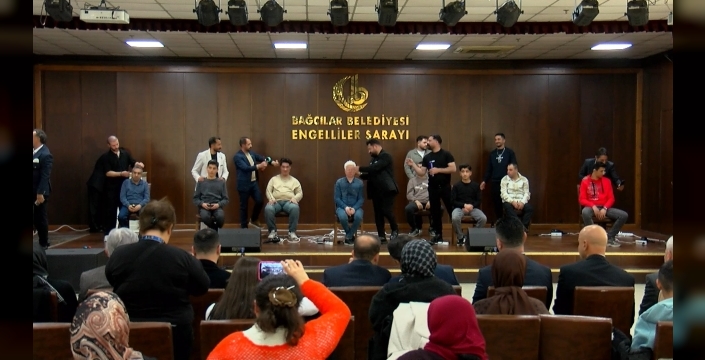 Bağcılar'da kuaförler engelliler için yarıştı: 'Herkes birinci' dediler