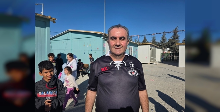 Beşiktaş'tan depremzede çocuklara forma ve umut: 'Bu forma benden sana kardeşim' kampanyası Hatay'da