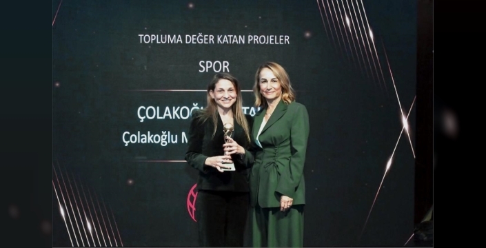 Çolakoğlu Metalurji Spor Kulübü, toplumsal fayda ödülü ile taçlandırıldı