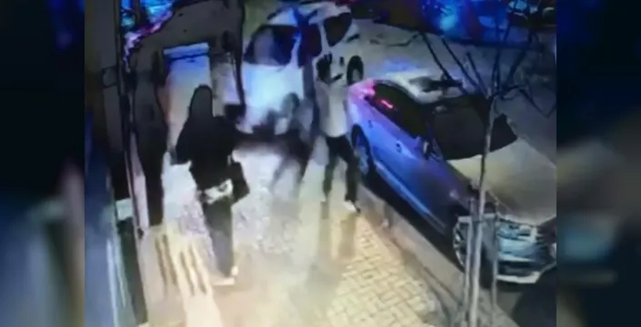 Çorlu'da kaza: Motosiklet sürücüsü yayaya çarptı, o anlar kamerada