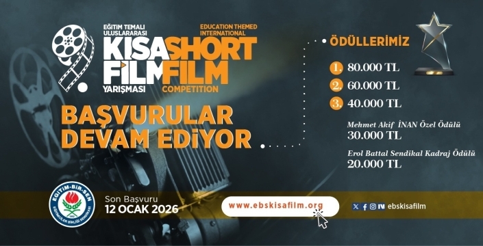 Eğitim temalı uluslararası kısa film yarışmasına başvurular devam ediyor