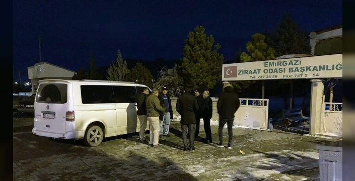 Emirgazi'de husumet nedeniyle tabancayla iki kişi yaralandı