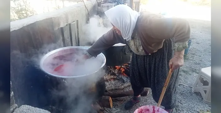 Gezen'de kadınlar nar ekşisi geleneğini imeceyle yaşatıyor