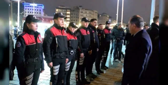 İstanbul'da yılbaşı güvenliği için denetim yapan Emniyet Müdürü Yıldız'dan önemli açıklamalar