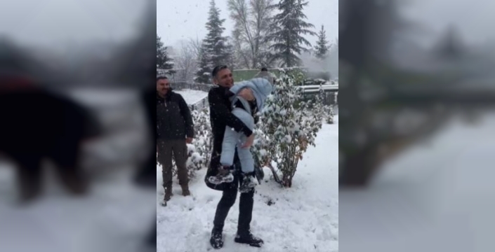Kayseri Emniyet Müdürü, şehit çocuklarıyla kar topu oynayarak yürekleri ısıttı