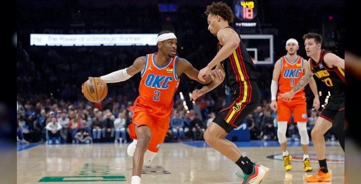 Shai Gilgeous-Alexander'ın 39 sayılık şovu, Thunder'ı Batı Konferansı zirvesinde tuttu