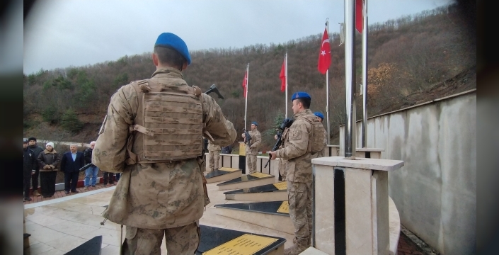 Tokat'ta 16 yıl önce şehit düşen 7 kahraman askerimiz unutulmadı