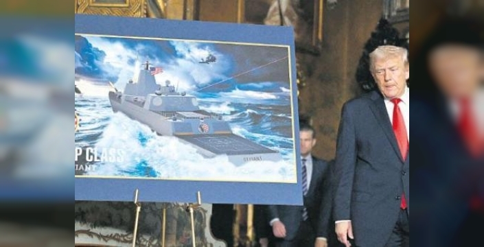 Trump, altın filo için yeni nesil savaş gemilerini duyurdu