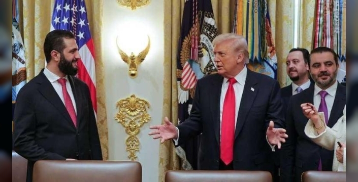 Trump'tan Şara'ya şaşırtan güven açıklaması: 'Hala güveniyorum' dedi, DEAŞ'a 'sert vuruş' sözü verdi