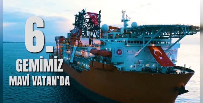 Türkiye'nin enerji gücüne güç katan 6. sondaj gemisi Mersin'de!
