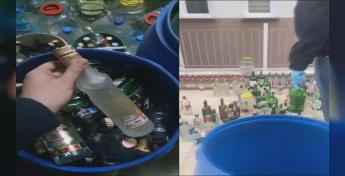 Yılbaşı öncesi büyük darbe: Amasya'da sahte içki operasyonunda 2 kişi tutuklandı