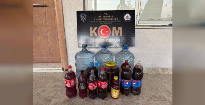 Yılbaşı öncesi Hatay'da dev sahte içki operasyonu: Binlerce litre ele geçirildi!