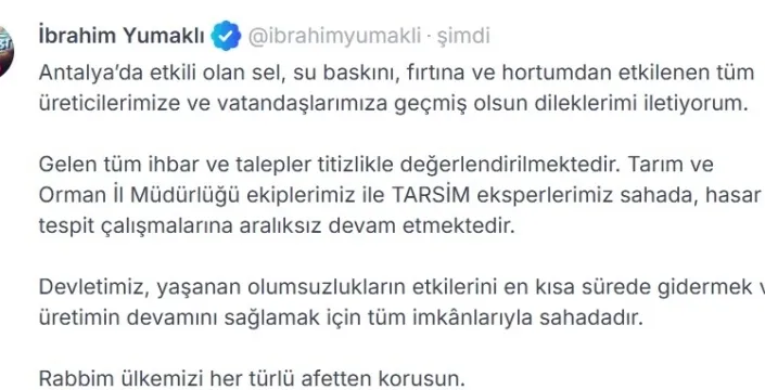 Antalya'da sel felaketi sonrası hasar tespiti hız kesmeden sürüyor