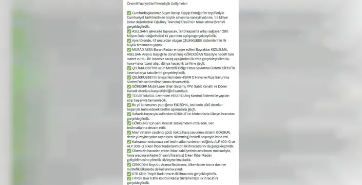 ASELSAN, 2025'te finansal ve teknolojik başarılarıyla dikkat çekti