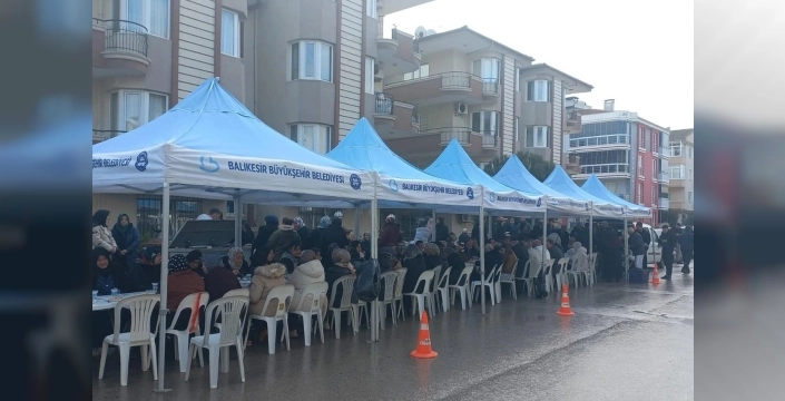 Balıkesir Büyükşehir'den şehit ailesine 52. günde vefa mevlidi