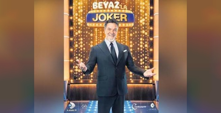 Beyazıt Öztürk'ün yeni yarışması 'Beyaz'la Joker' için afiş yayımlandı