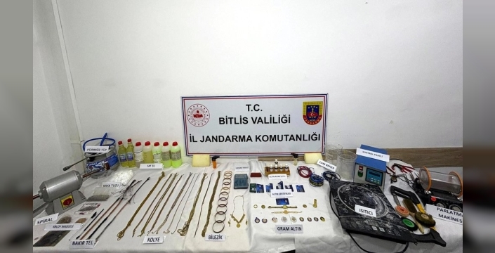 Bitlis'te nefes kesen operasyon: Sahte altın şebekesi çökertildi, 2 kişi tutuklandı
