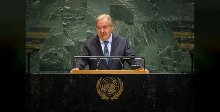 BM Genel Sekreteri Guterres: Dünya, BM'ye her zamankinden daha çok muhtaç