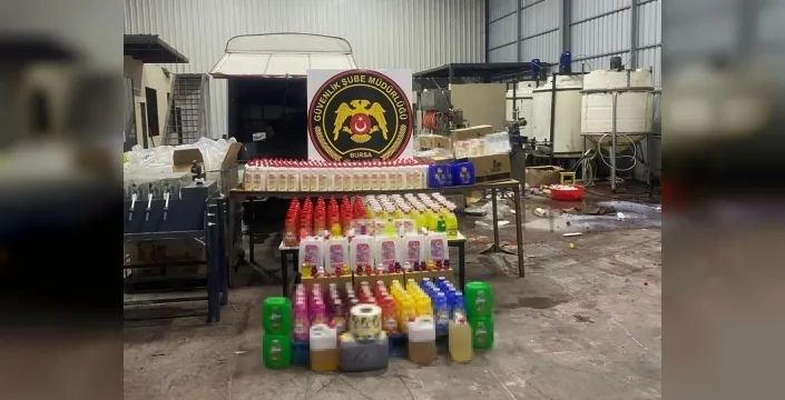 Bursa'da sahte temizlik malzemesi operasyonu: 6 kişi yakalandı!