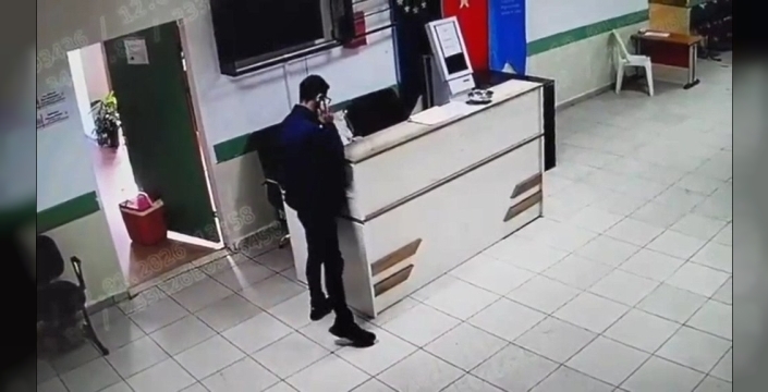 Büyükçekmece'de sağlık müdürlüğünden cep telefonu çalan şüpheli yakalandı