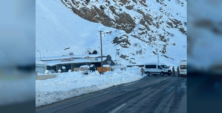 Çatak'ta çığ felaketi: Van yolu tek şeride açıldı, sadece acil araçlar geçebiliyor
