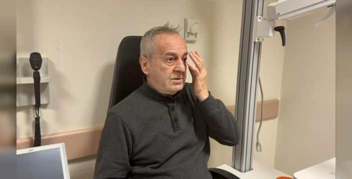 Eskişehir'de 70 yaşındaki Adnan Metin, yarım kat kornea nakliyle sol gözünü yeniden kazandı