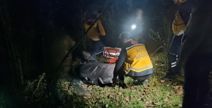 Fındık bahçesindeki anız yangını, bir kişinin hayatına mal oldu