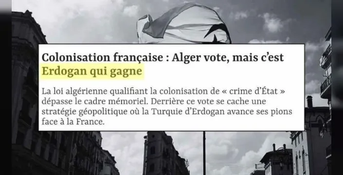 Fransız dergisinden şok itiraf: Cezayir'de Erdoğan kazandı!