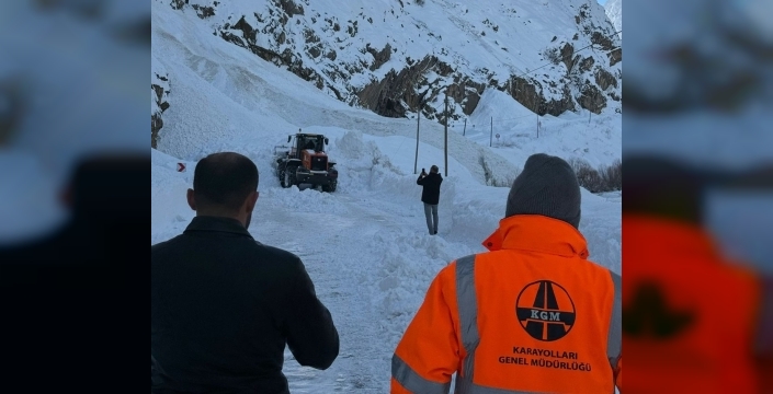 Hakkari-Van yolunda çığ faciası: O anlar kamerada