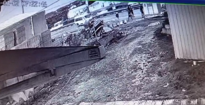 Hatay'da zincirleme kazada durakta bekleyenler son anda kurtuldu
