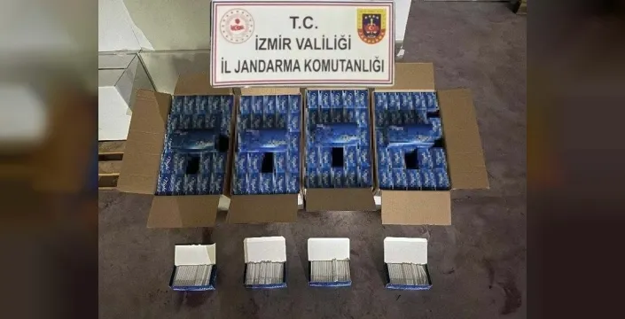 İzmir'de nefes kesen operasyon: Milyonlarca kaçak makaron ele geçirildi, 2 şüpheli tutuklandı!