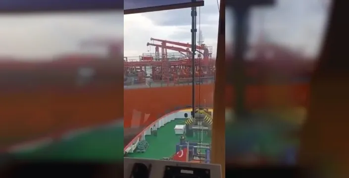 Marmara Denizi'nde sürüklenen LPG gemisi kurtarıldı