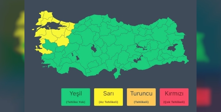 Son dakika: İçişleri Bakanlığı 13 il için fırtına alarmı verdi, vatandaşlar dikkat!